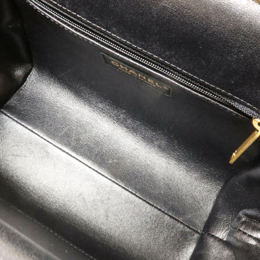 CHANEL 牛皮皮革Shoulder Bag鏈帶手挽肩背兩用袋-4