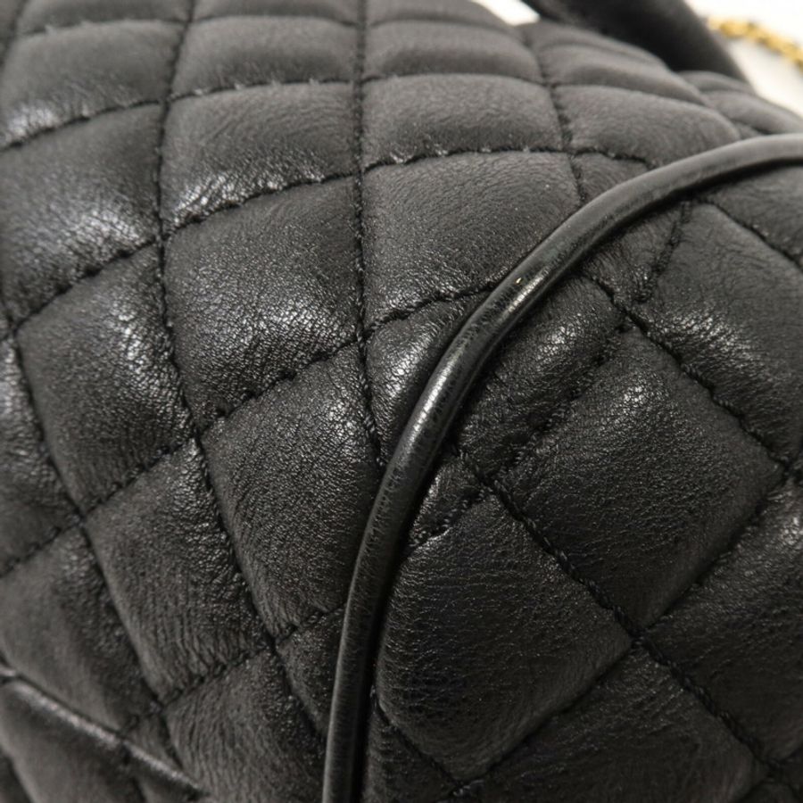CHANEL 牛皮皮革Shoulder Bag鏈帶手挽肩背兩用袋-17