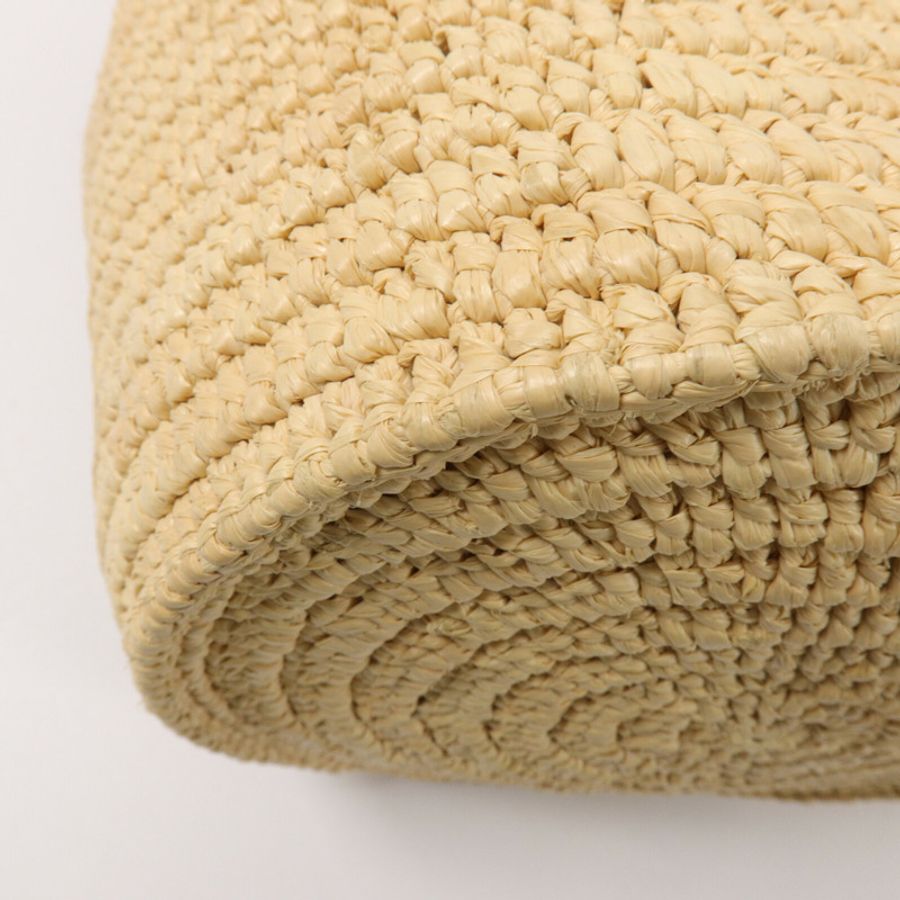 CELINE Raffia/牛皮皮革Big Bag Nano Bucket手挽袋-10