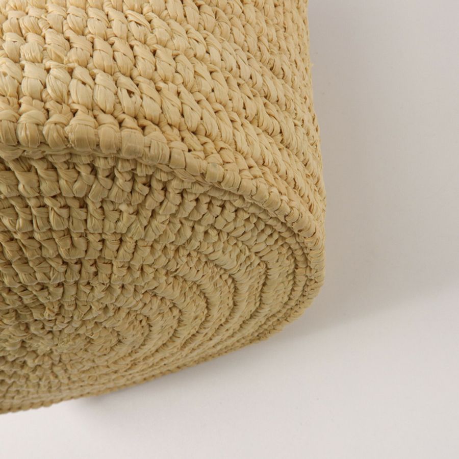 CELINE Raffia/牛皮皮革Big Bag Nano Bucket手挽袋-11