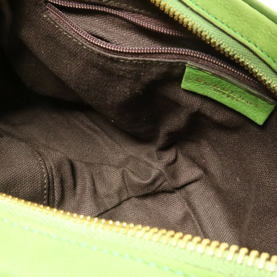 BURBERRY 麂皮皮革Handbag手挽袋-4