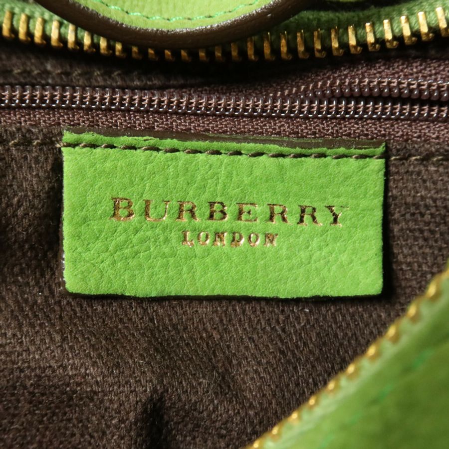 BURBERRY 麂皮皮革Handbag手挽袋-5