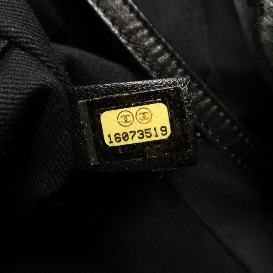 CHANEL 帆布Deauville Tote Medium鏈帶手挽肩背兩用袋-6