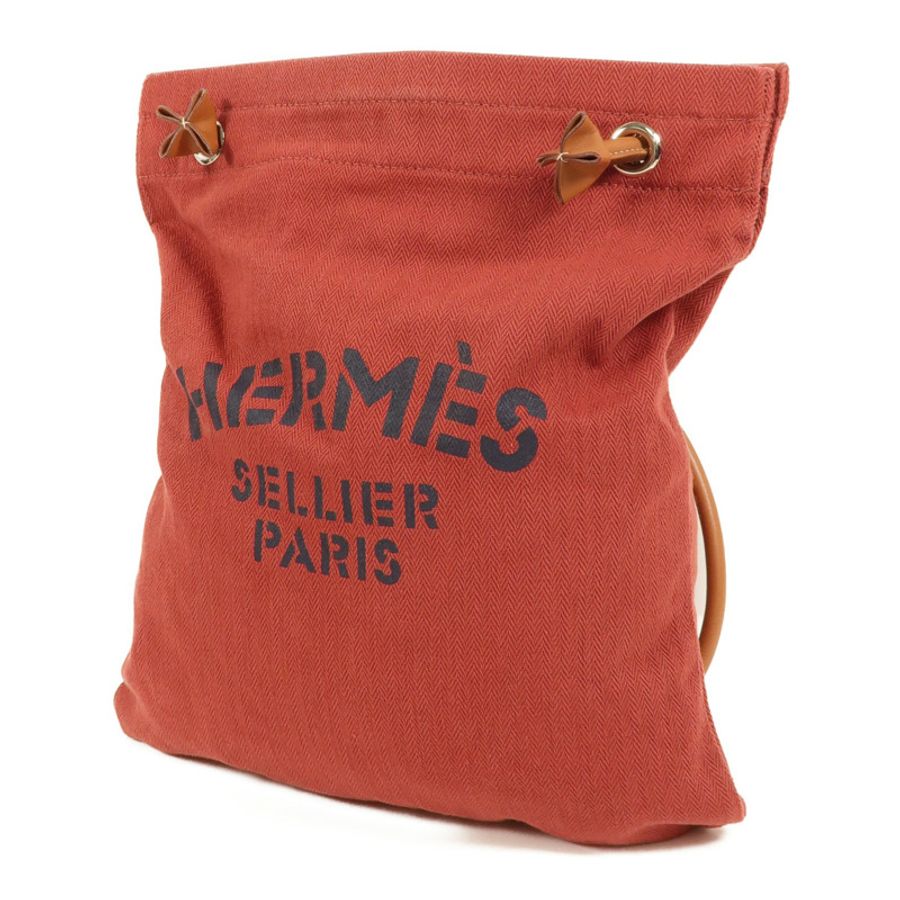 HERMES 帆布/Swift皮革Aline Grooming肩背袋Rough H-2