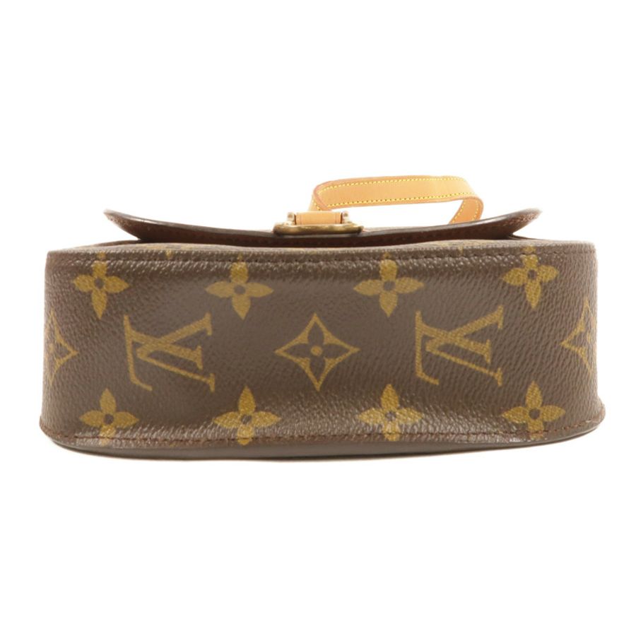 LOUIS VUITTON Monogram Saint Cloud PM金扣肩背袋-3