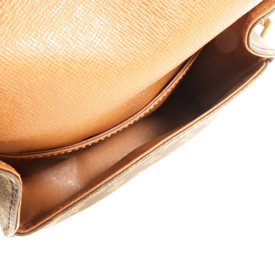 LOUIS VUITTON Monogram Saint Cloud PM金扣肩背袋-4