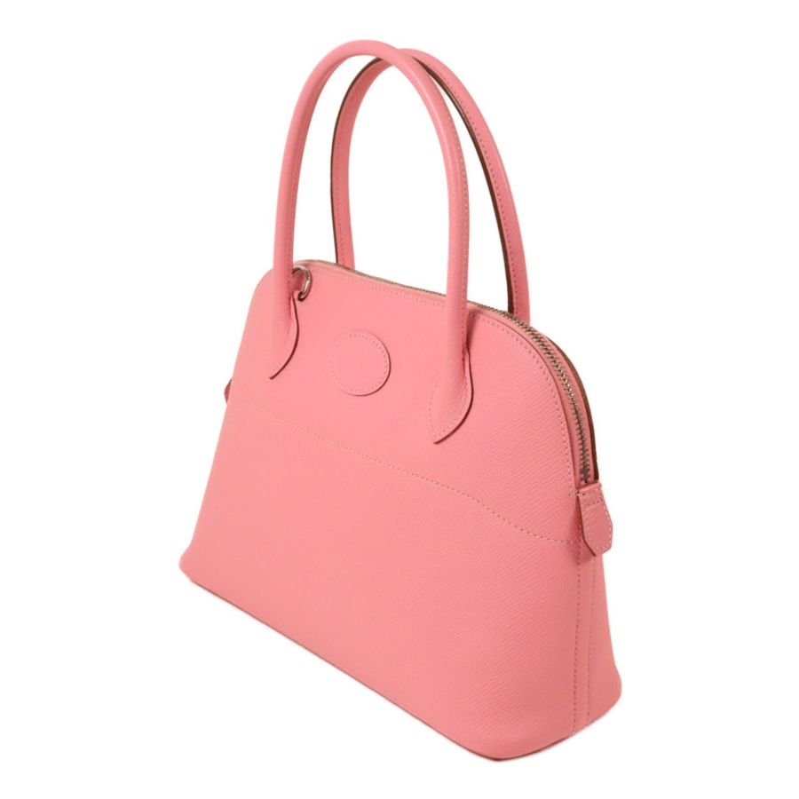 HERMES Epsom皮革Bolide 27手挽肩背兩用袋Rose Confetti-2