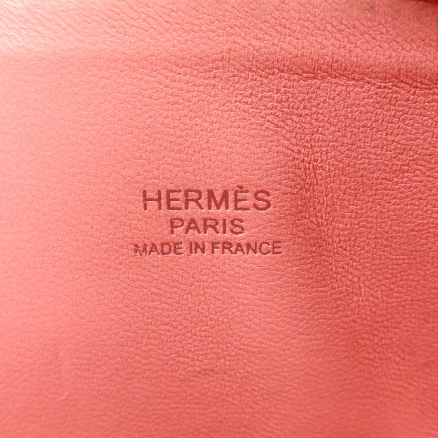 HERMES Epsom皮革Bolide 27手挽肩背兩用袋Rose Confetti-5