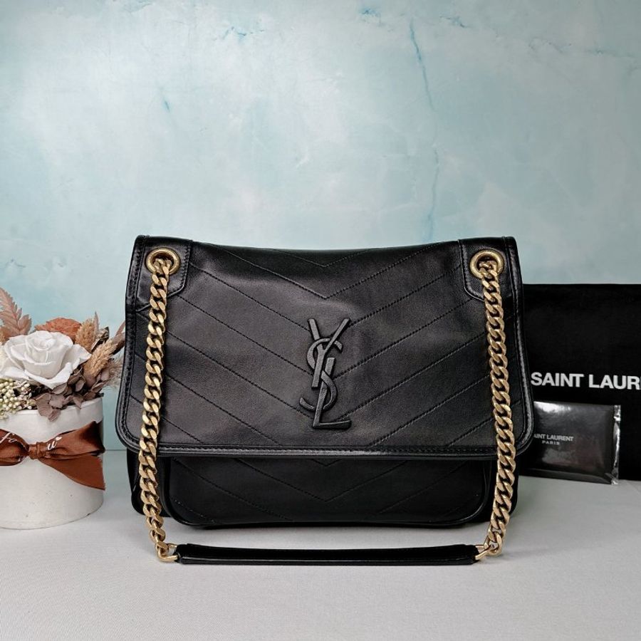 YSL NIKI新中款羊皮鏈帶包-0