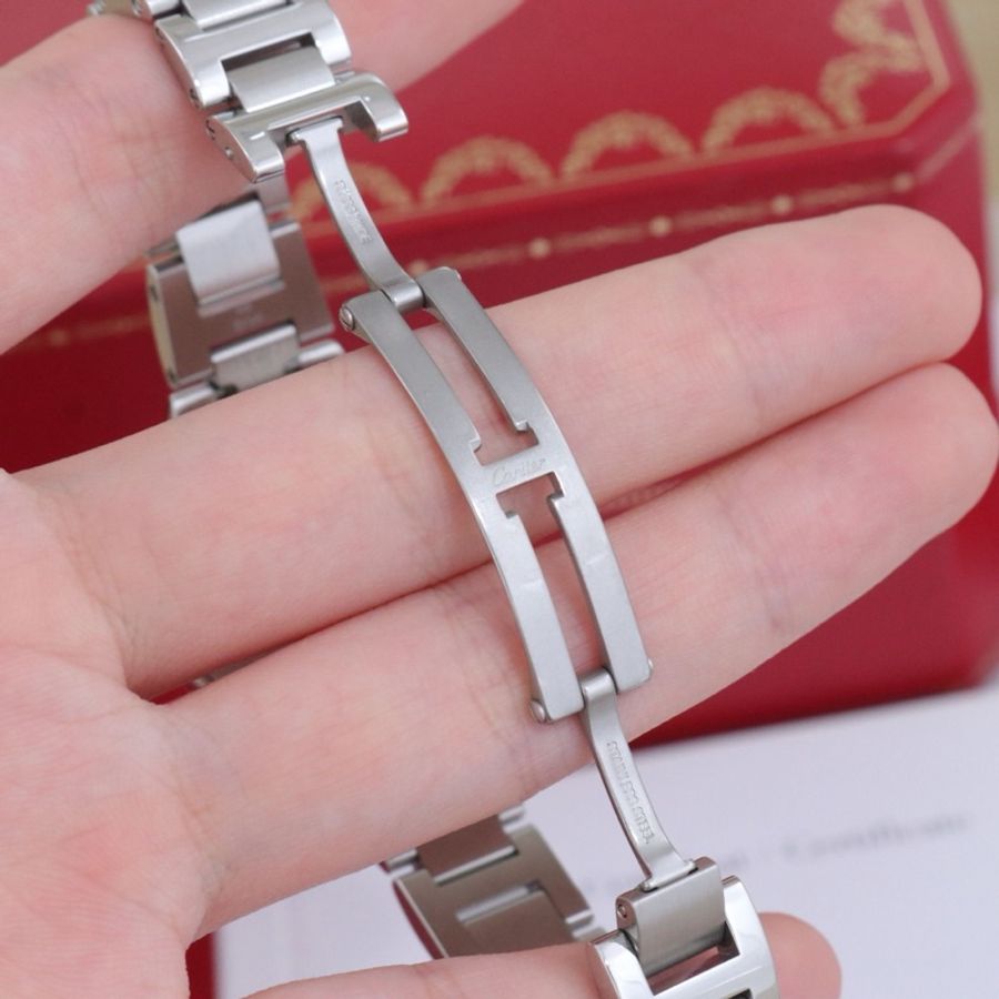Cartier 卡地亞藍氣球W4BB0021女士自動機械腕表，33mm表徑，配件盒子-11