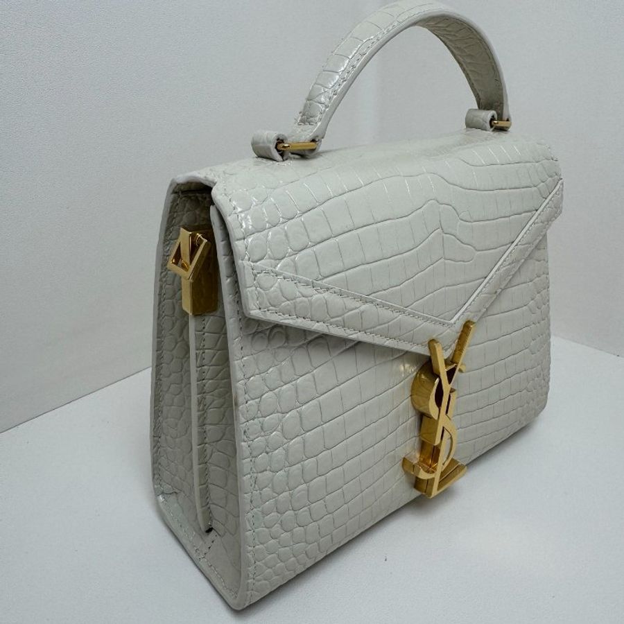 Saint Laurent 信封包 牛皮白色 20 x 16 x 7.5  99新配件塵袋-4