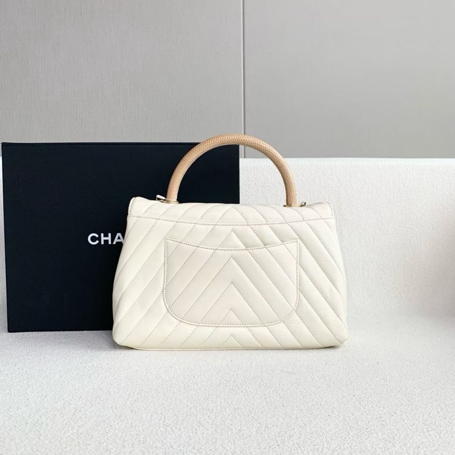 【威選精品】🤍 CHANEL Coco Handle 大號 手提肩背包-7