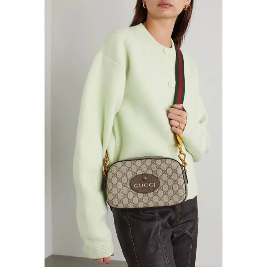 GUCCI 經典款 Neo Vintage 復古虎頭包 GG Supreme 帆布斜背包/相機包｜KÉSH 凱仕精品-2