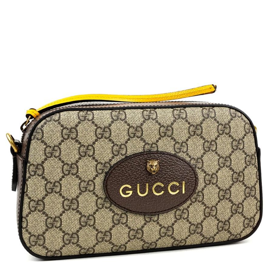 GUCCI 經典款 Neo Vintage 復古虎頭包 GG Supreme 帆布斜背包/相機包｜KÉSH 凱仕精品-5