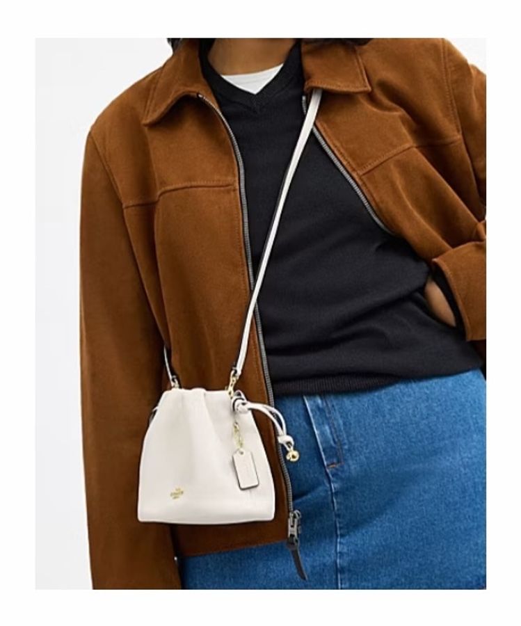 Coach 女士 FAYE迷你抽繩褶皺包均碼碼17.5cm*11cm*15.5cm-2