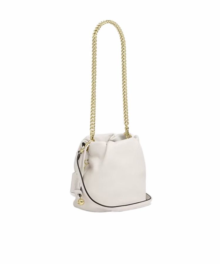 Coach 女士 FAYE迷你抽繩褶皺包均碼碼17.5cm*11cm*15.5cm-5