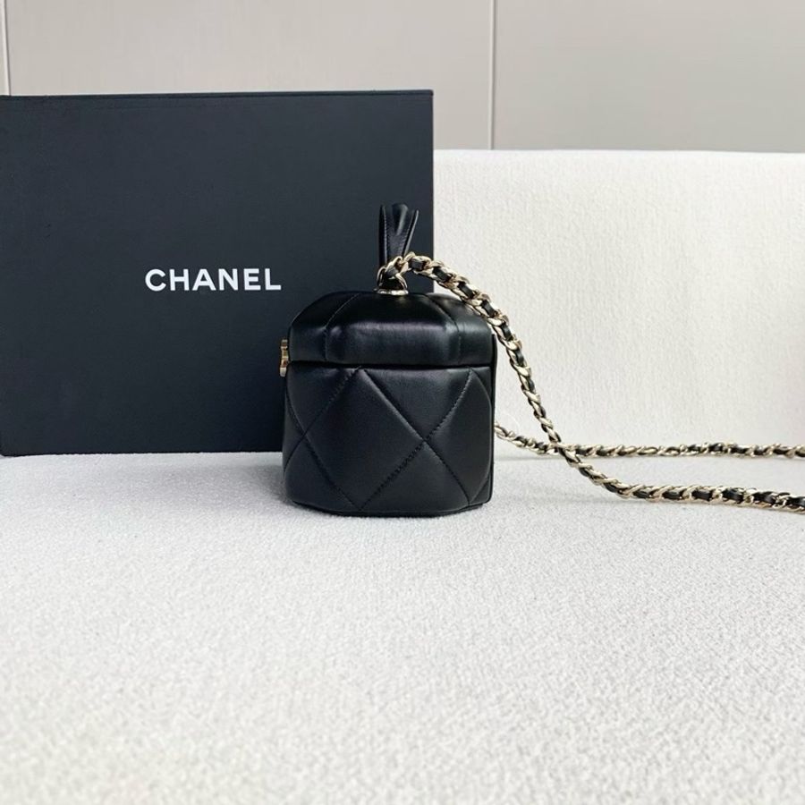 【威選精品】🖤 CHANEL 黑金月光寶盒鏈條包-9