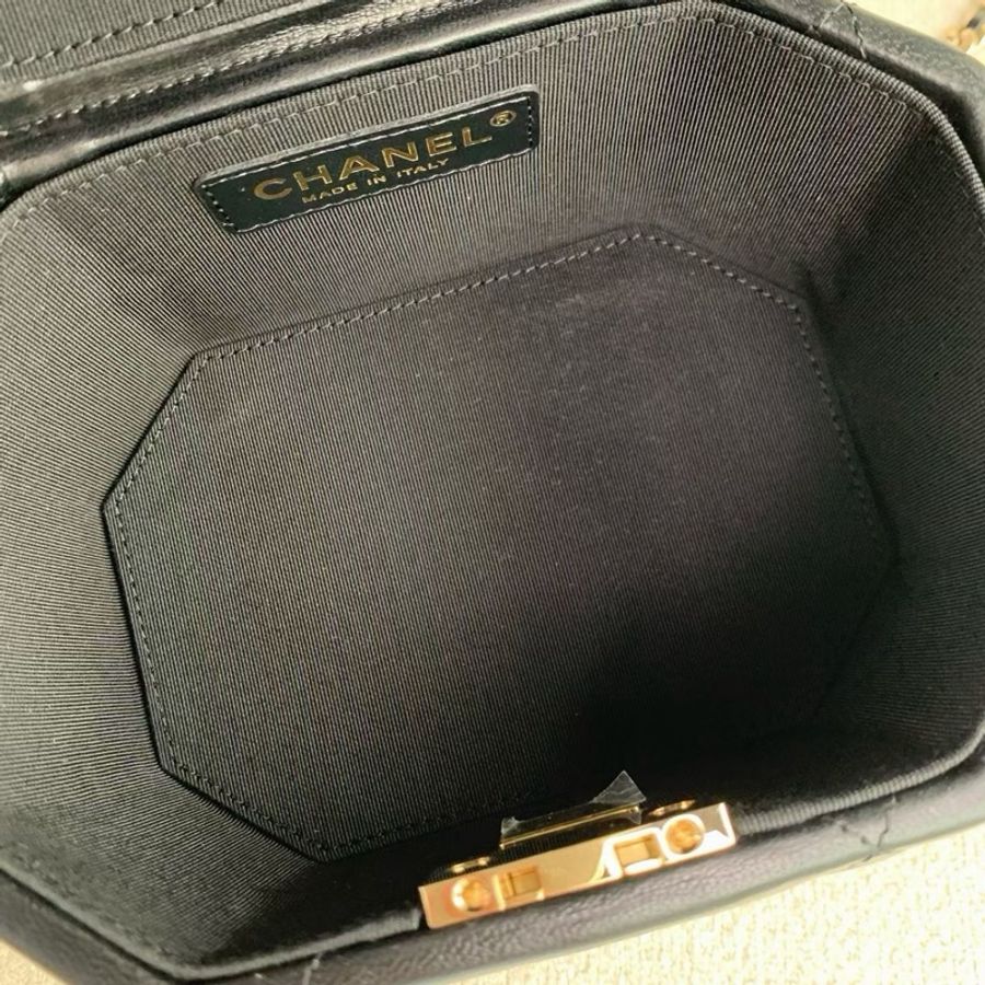 【威選精品】🖤 CHANEL 黑金月光寶盒鏈條包-11