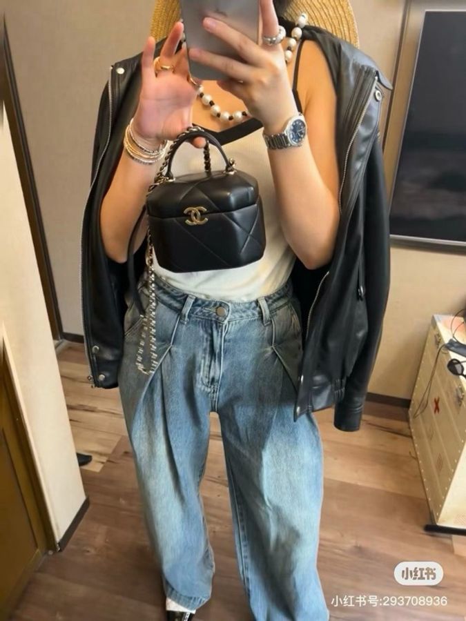 【威選精品】🖤 CHANEL 黑金月光寶盒鏈條包-13