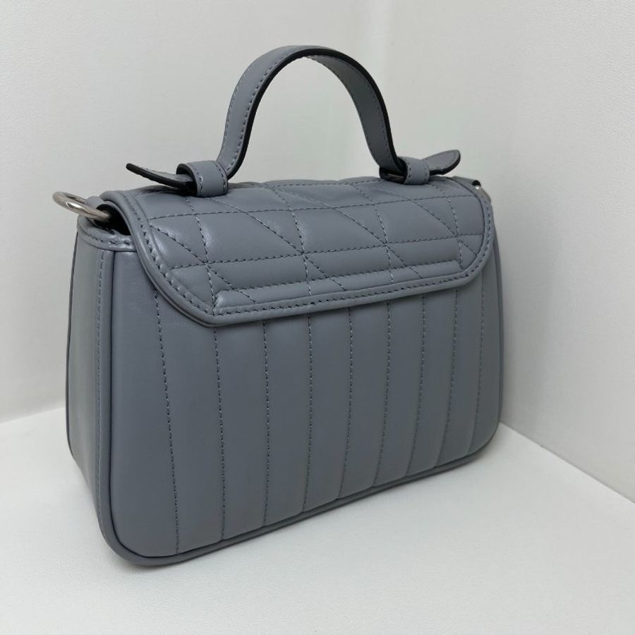 gucci 手柄款 牛皮灰色 21 x 15.5 x 8 99新配件肩帶塵袋-7