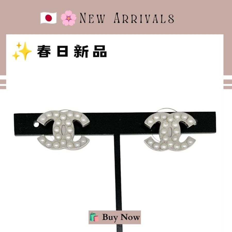 🛍️🎁 26 🔥6月新品【預訂】 💘 新款 香奈兒 Chanel 珍珠COCO耳環 🔥 香奈兒熱賣款 香奈兒經典款耳環 CHANEL EARRING-0