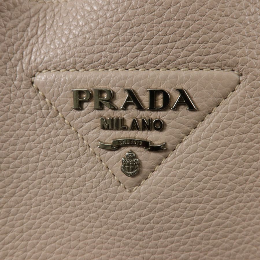 PRADA 牛皮皮革Dynamique手挽袋-8