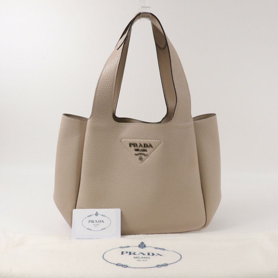 PRADA 牛皮皮革Dynamique手挽袋-10