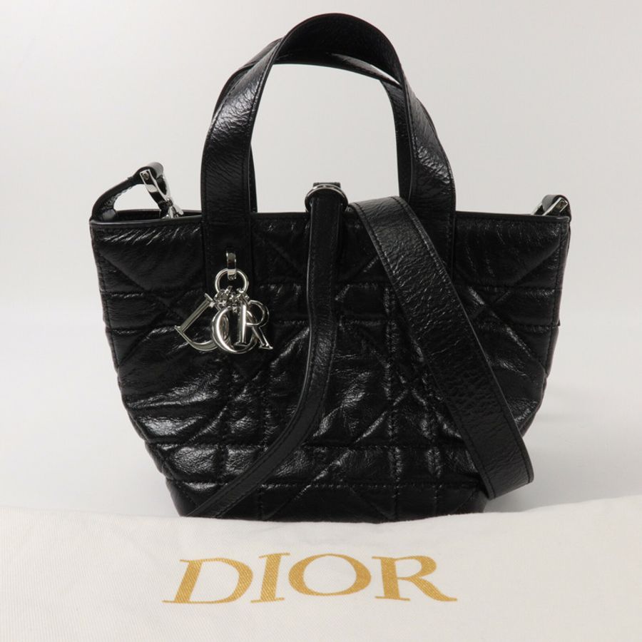 Dior 牛皮皮革Toujours Tote Bag Small手挽肩背兩用袋-11