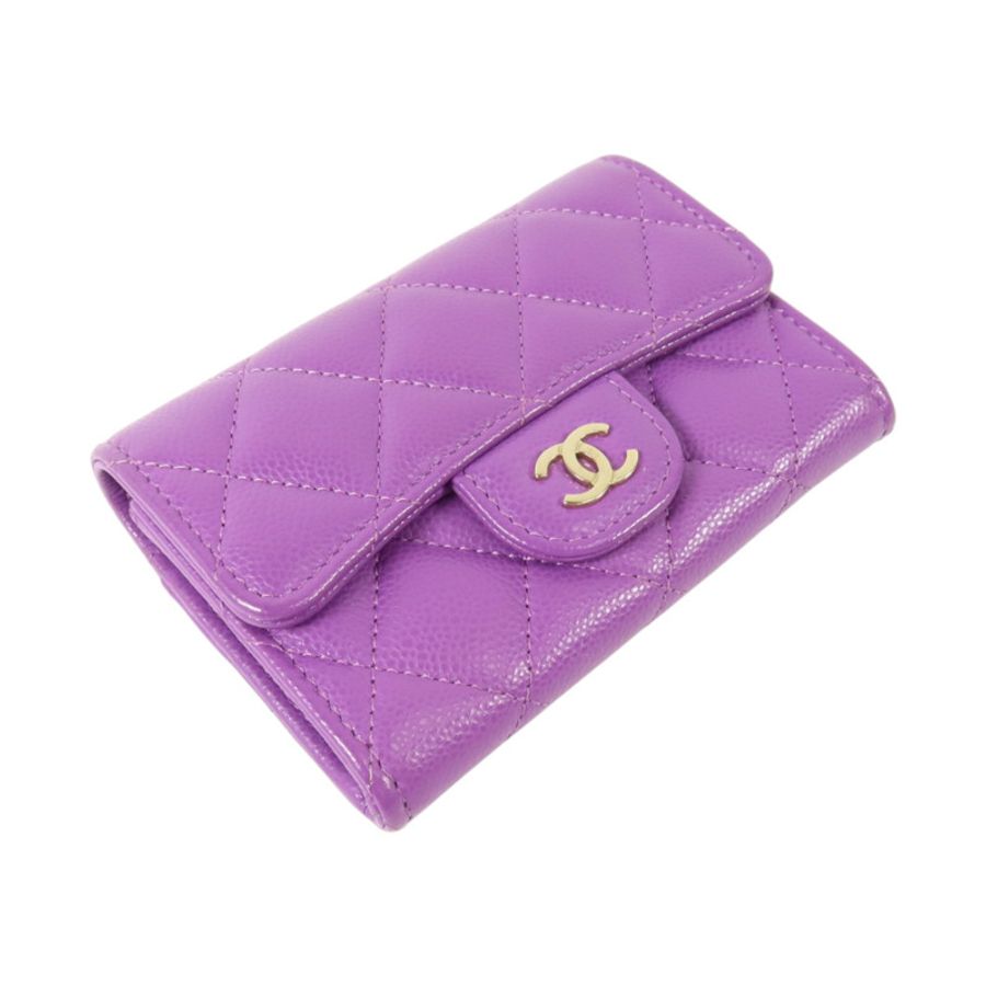 CHANEL 牛皮皮革Classic Flap Card Case金扣卡片套-2