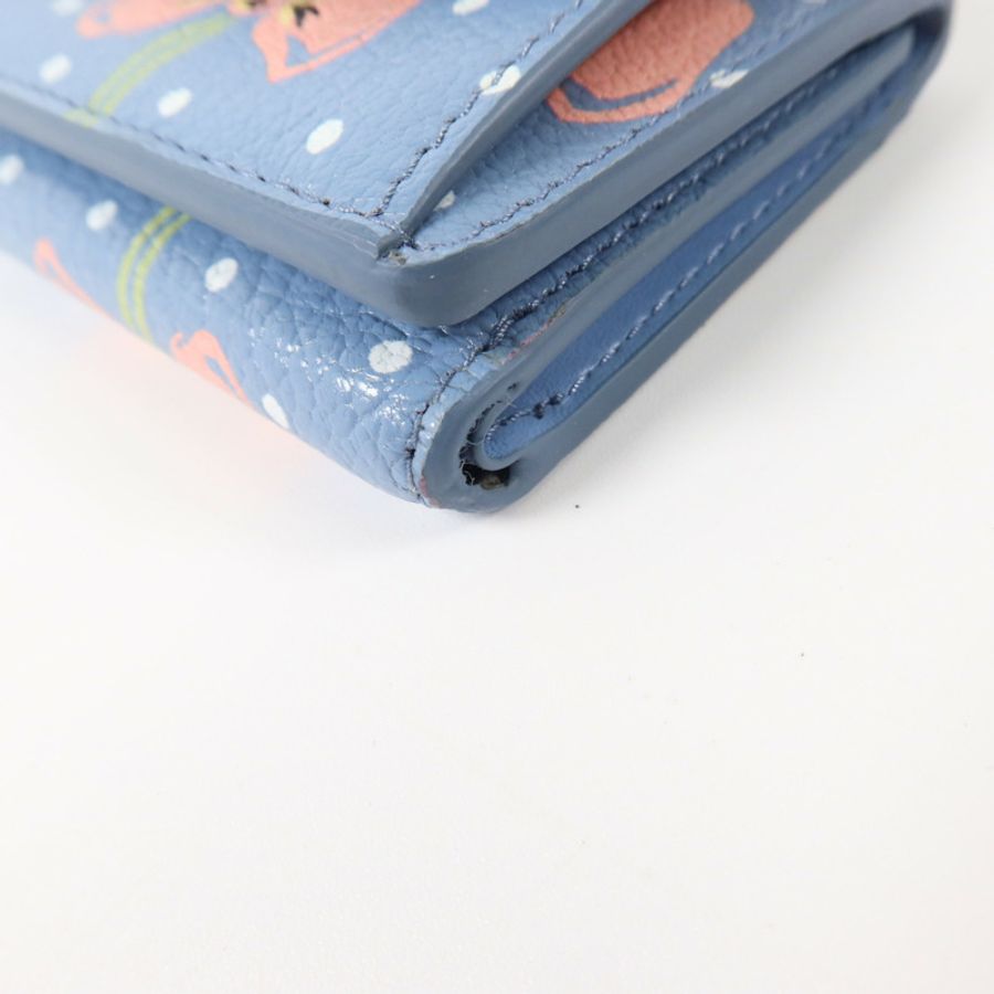 Miu Miu 牛皮皮革Mini Wallet金扣錢包-11