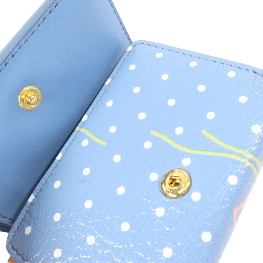 Miu Miu 牛皮皮革Mini Wallet金扣錢包-16