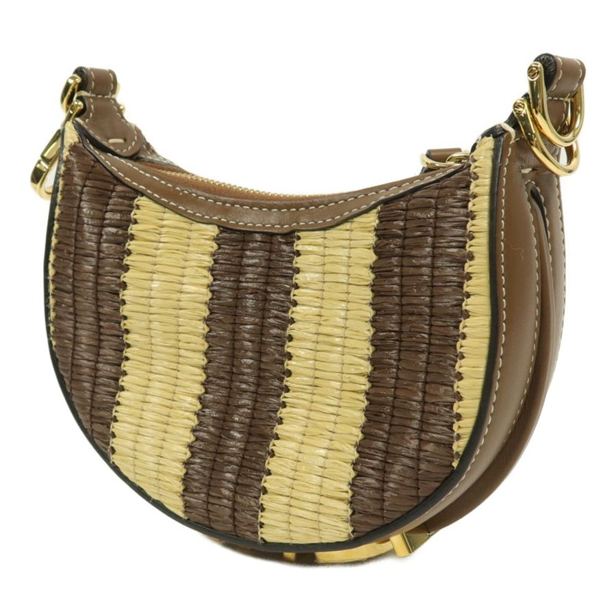 FENDI Raffia Nano Fendigraphy手挽袋-1