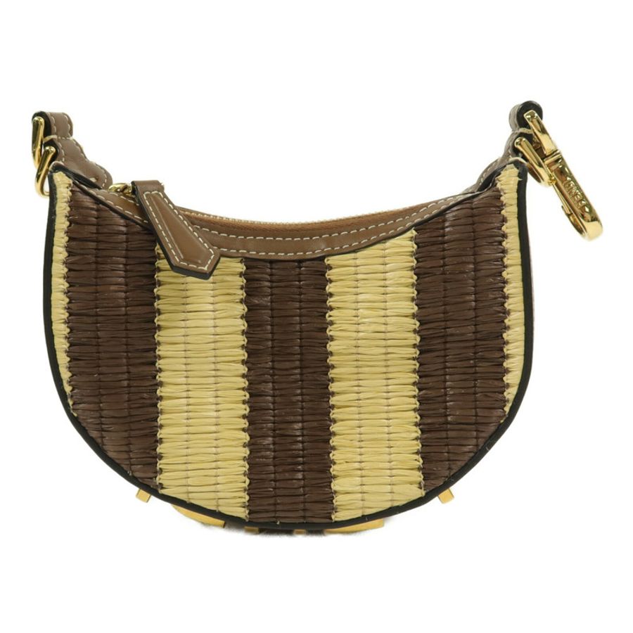 FENDI Raffia Nano Fendigraphy手挽袋-2