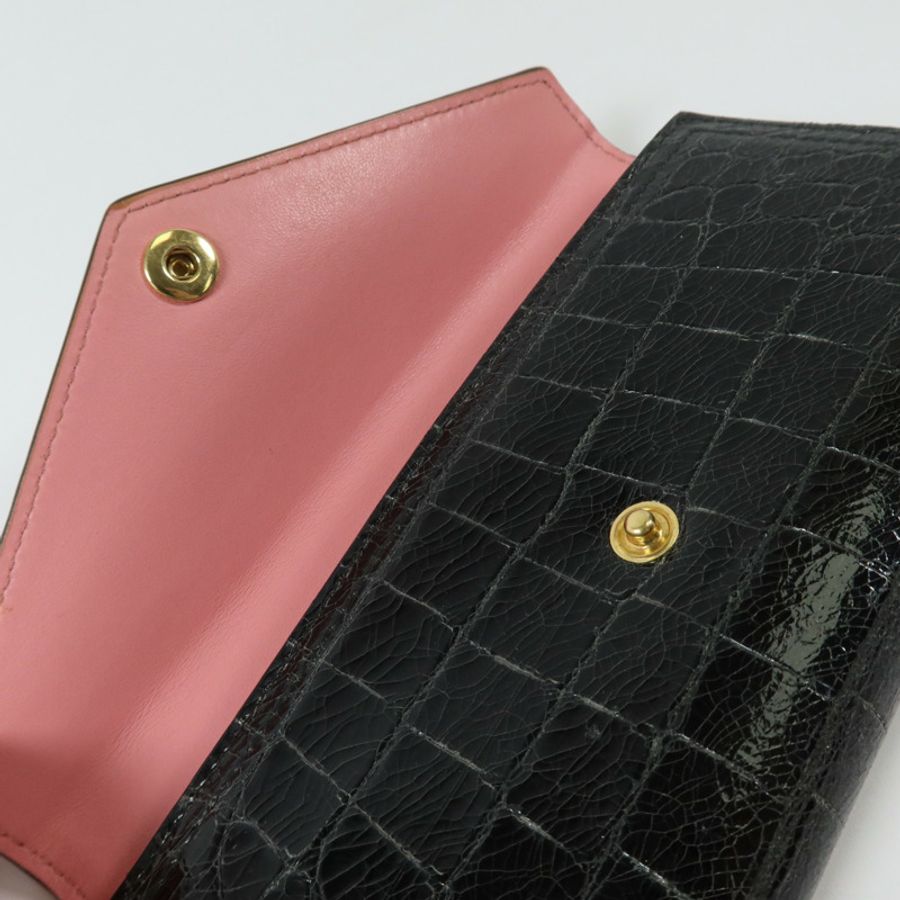 Miu Miu 牛皮皮革Long Wallet金扣長錢包-17