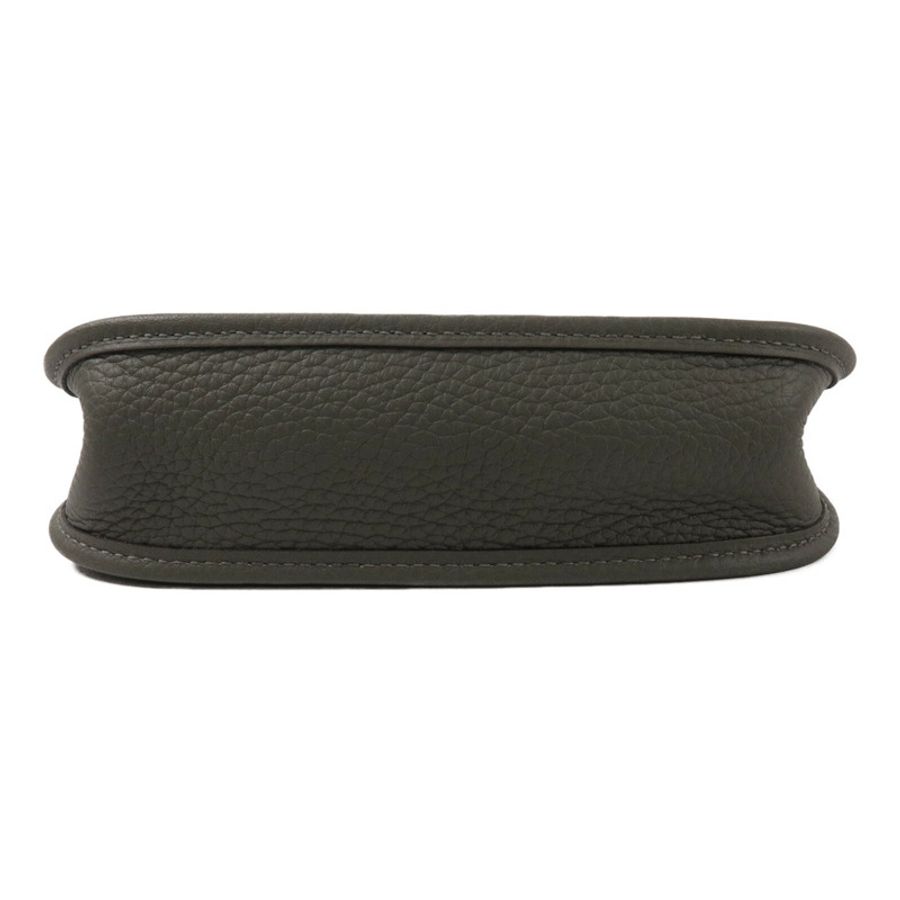 HERMES Clemence皮革Evelyne TPM肩背袋Gris Meyer-3