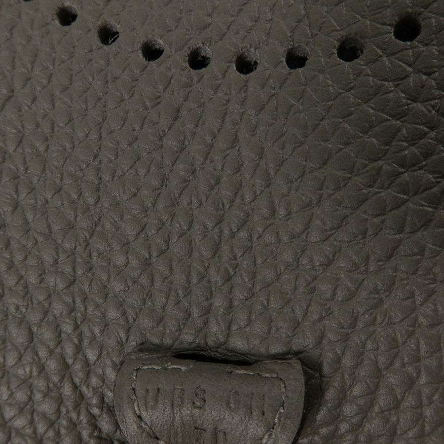 HERMES Clemence皮革Evelyne TPM肩背袋Gris Meyer-6
