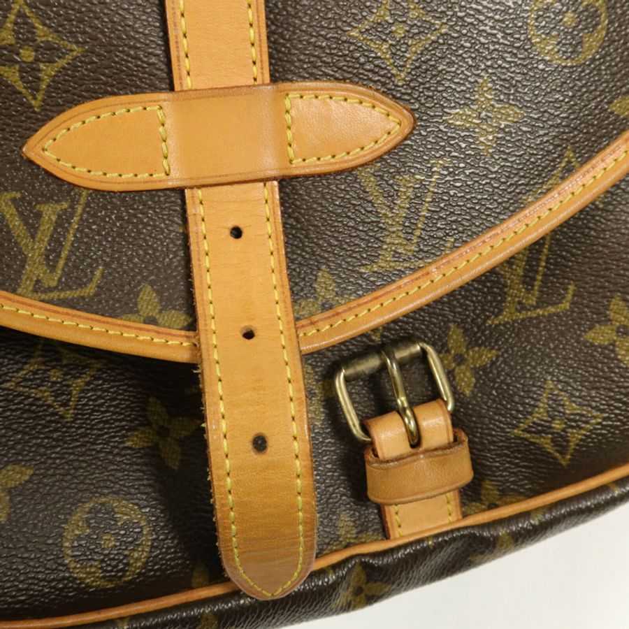 LOUIS VUITTON Monogram Saumur 30肩背袋-7