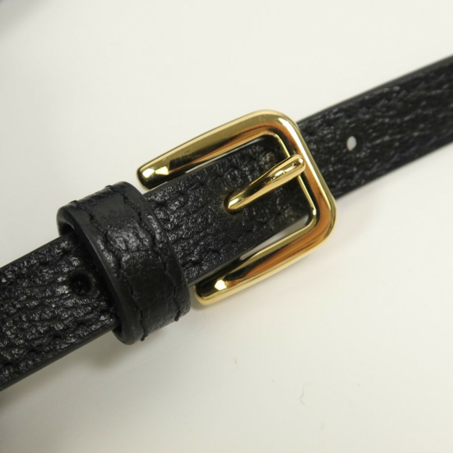 GUCCI 牛皮皮革GG GHW Horsebit 1955肩背袋-8