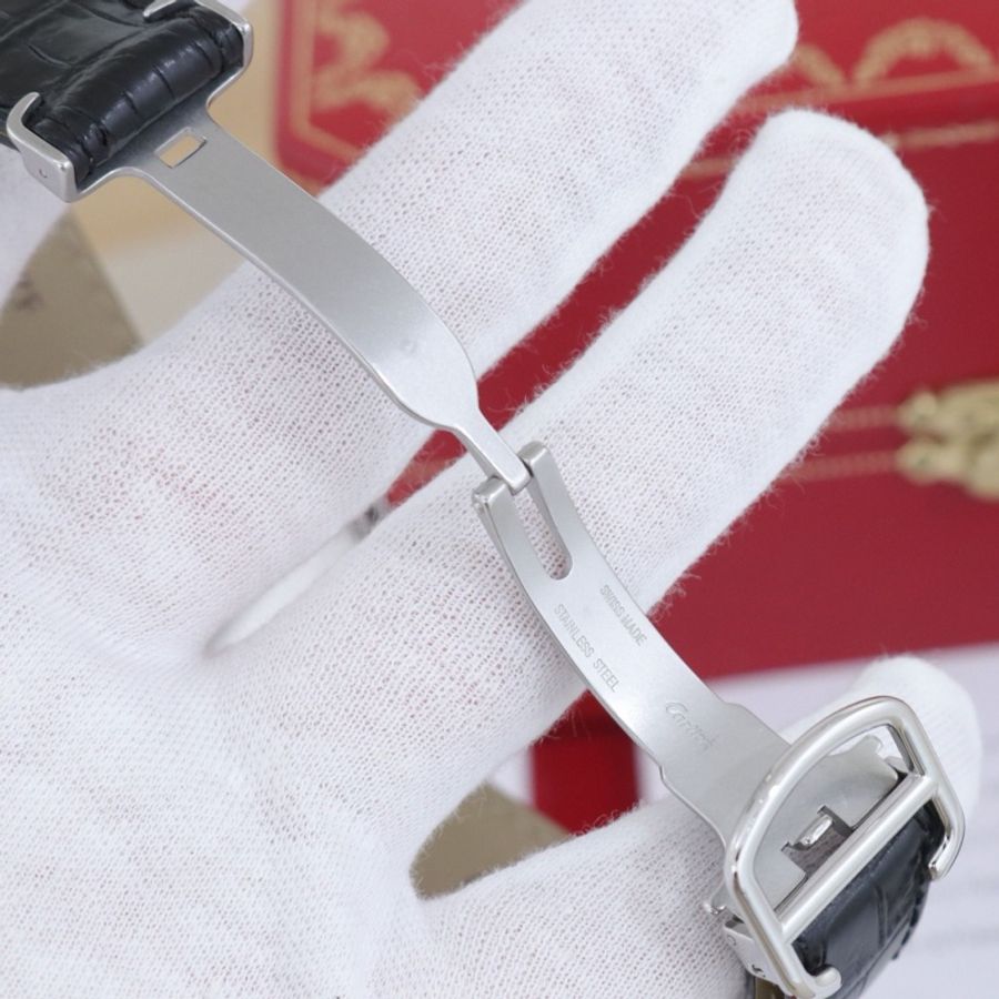 Cartier 卡地亞藍氣球W69016Z4，42mm表徑，男士自動機械表配件盒子證書。-3