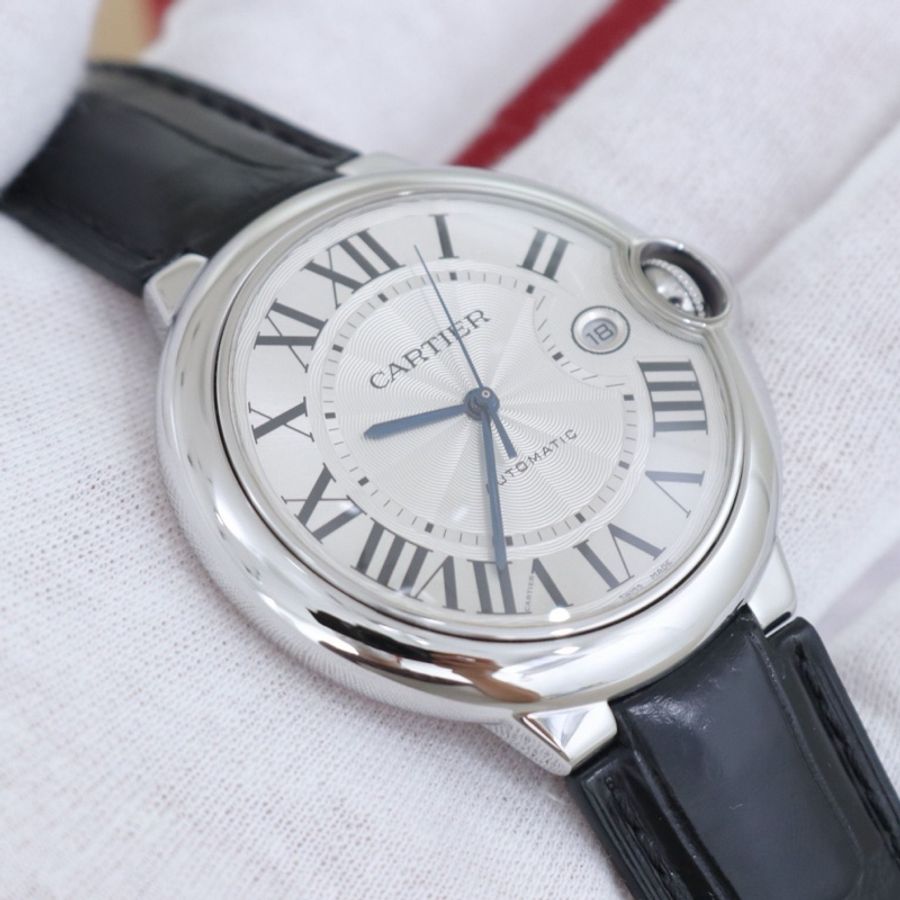 Cartier 卡地亞藍氣球W69016Z4，42mm表徑，男士自動機械表配件盒子證書。-6