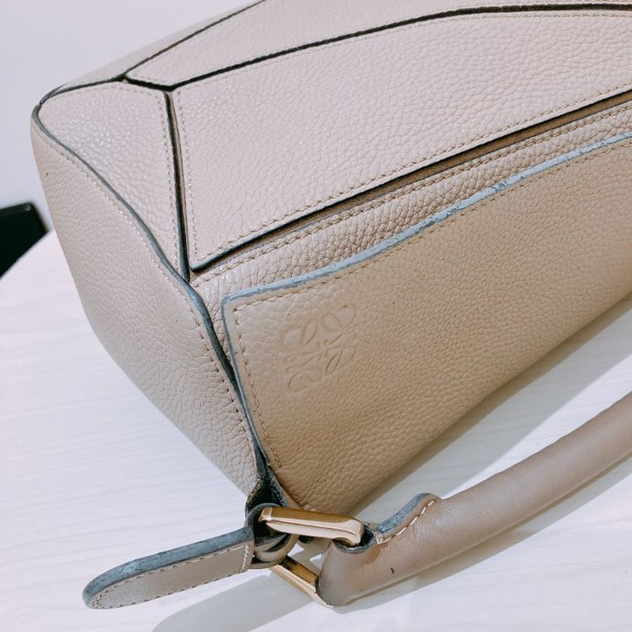 TK2089	羅意威 沙色 肩背包 Loewe Puzzle Medium Bag Sand Color-8