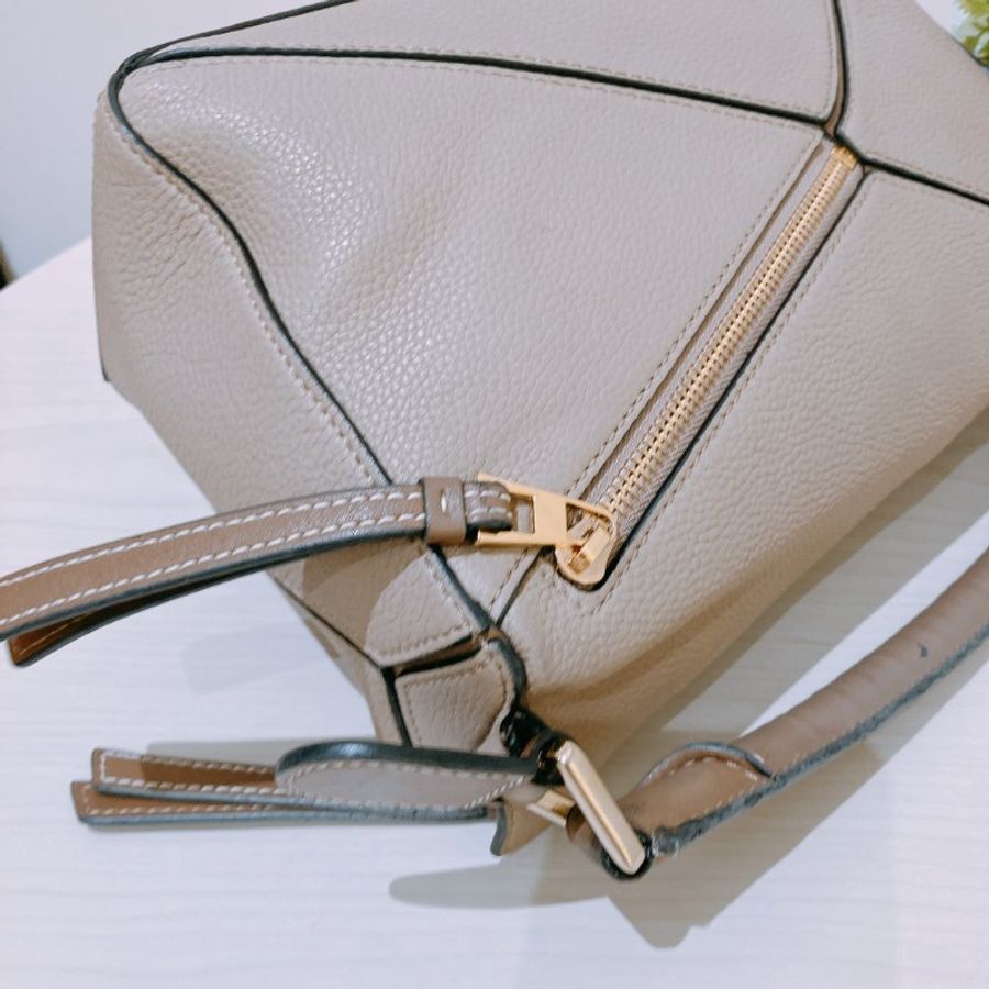 TK2089	羅意威 沙色 肩背包 Loewe Puzzle Medium Bag Sand Color-13