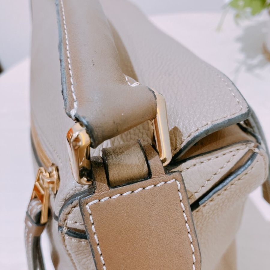 TK2089	羅意威 沙色 肩背包 Loewe Puzzle Medium Bag Sand Color-16