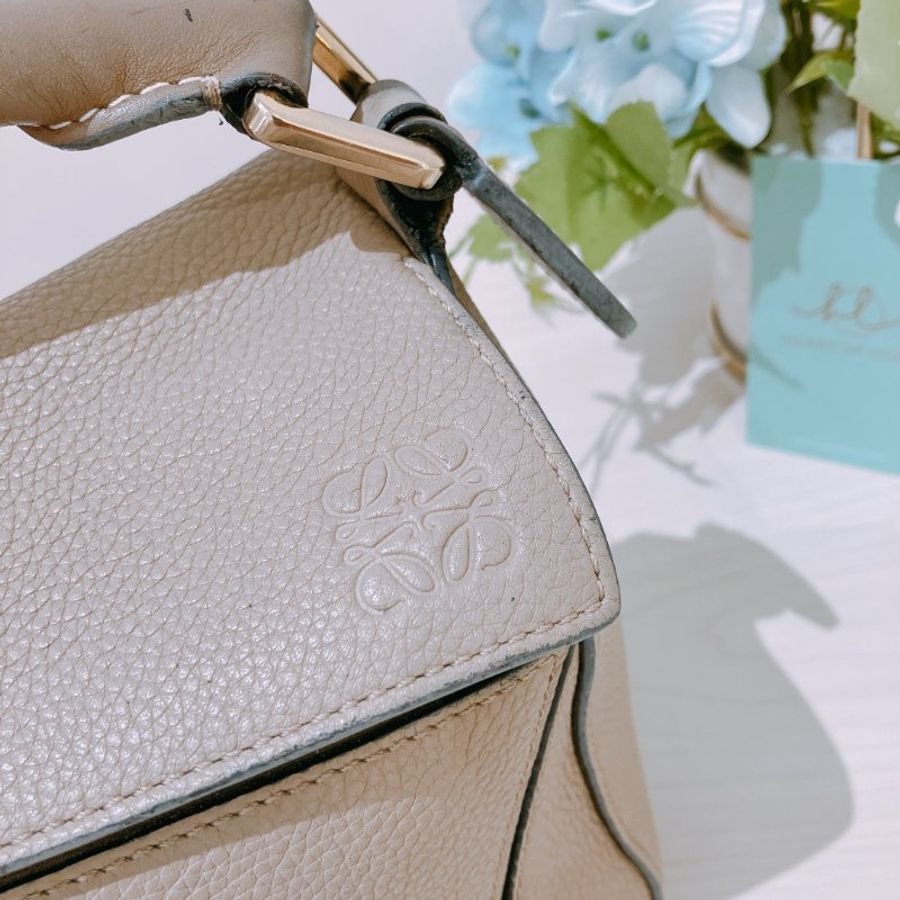 TK2089	羅意威 沙色 肩背包 Loewe Puzzle Medium Bag Sand Color-18