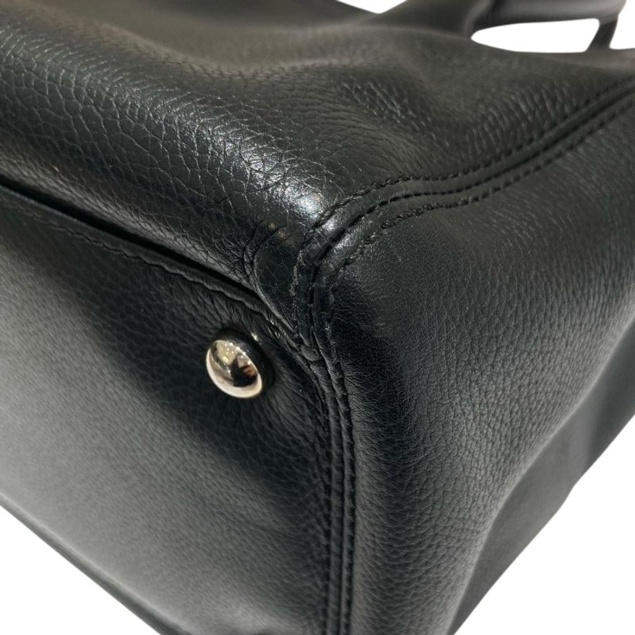 CHANEL 香奈兒 A15206 EXECUTIVE CERF TOTE 花園手提包 牛皮 黑色 銀釦-9