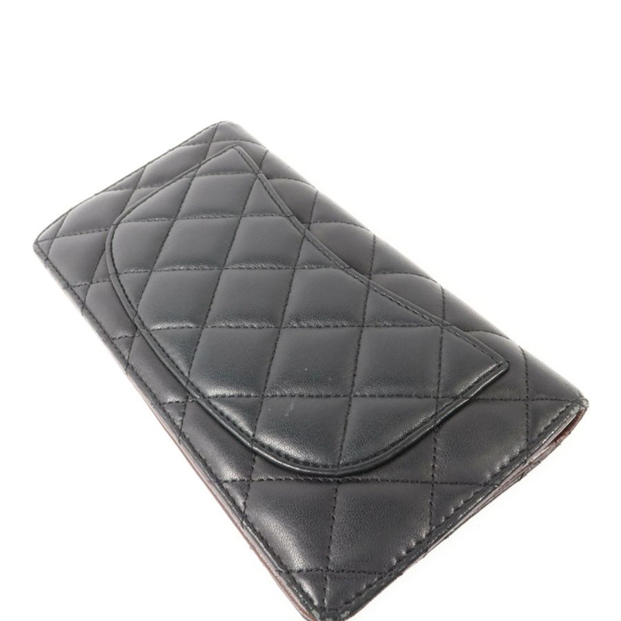 CHANEL 羊皮皮革Long Bifold Wallet長錢包-3
