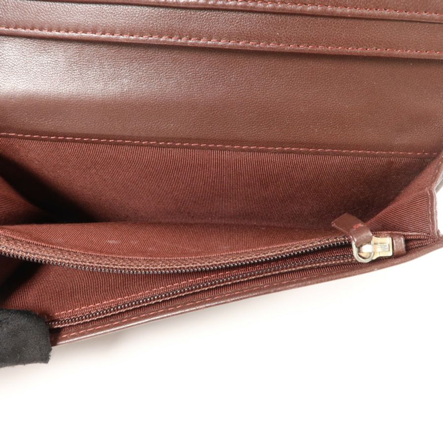 CHANEL 羊皮皮革Long Bifold Wallet長錢包-6