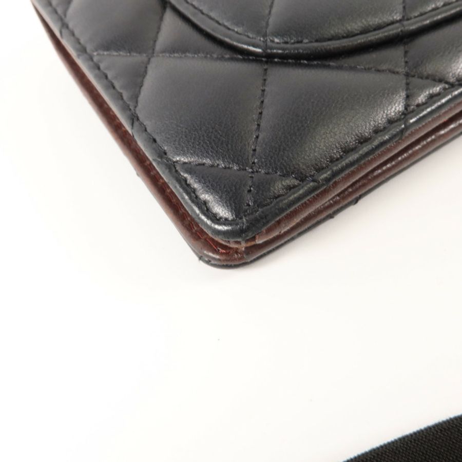 CHANEL 羊皮皮革Long Bifold Wallet長錢包-14