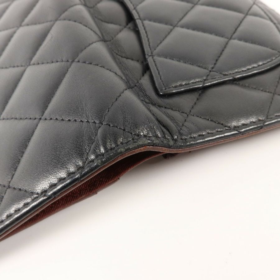 CHANEL 羊皮皮革Long Bifold Wallet長錢包-15