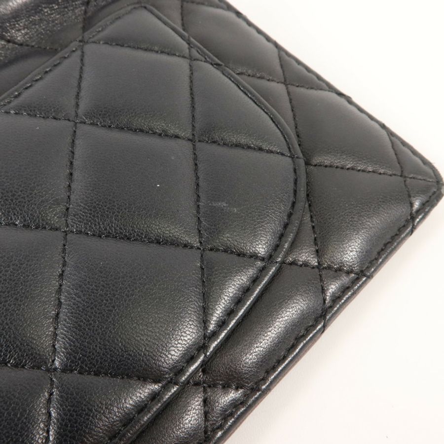 CHANEL 羊皮皮革Long Bifold Wallet長錢包-16